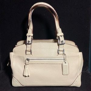 NWOT | Coach "Chelsea" Handbag, Pebble Soft Leather | Sand Beige